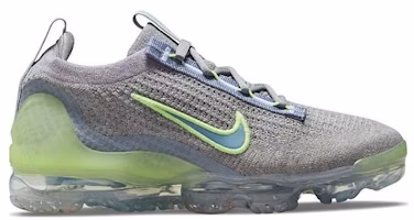 (Grade School) Nike Air VaporMax Flyknit 'Grey Light Liquid Lime' 2021 DB1550-003 (Grade School) Nike Air VaporMax Flyknit 'Grey Light Liquid Lime' 2021 DB1550-003