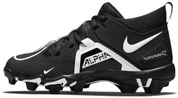 (Grade School) Nike Alpha Menace 3 Shark 'Black White' CV0581-001 (Grade School) Nike Alpha Menace 3 Shark 'Black White' CV0581-001