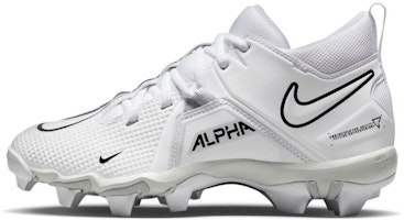 (Grade School) Nike Alpha Menace 3 Shark 'White Black' CV0581-109 (Grade School) Nike Alpha Menace 3 Shark 'White Black' CV0581-109