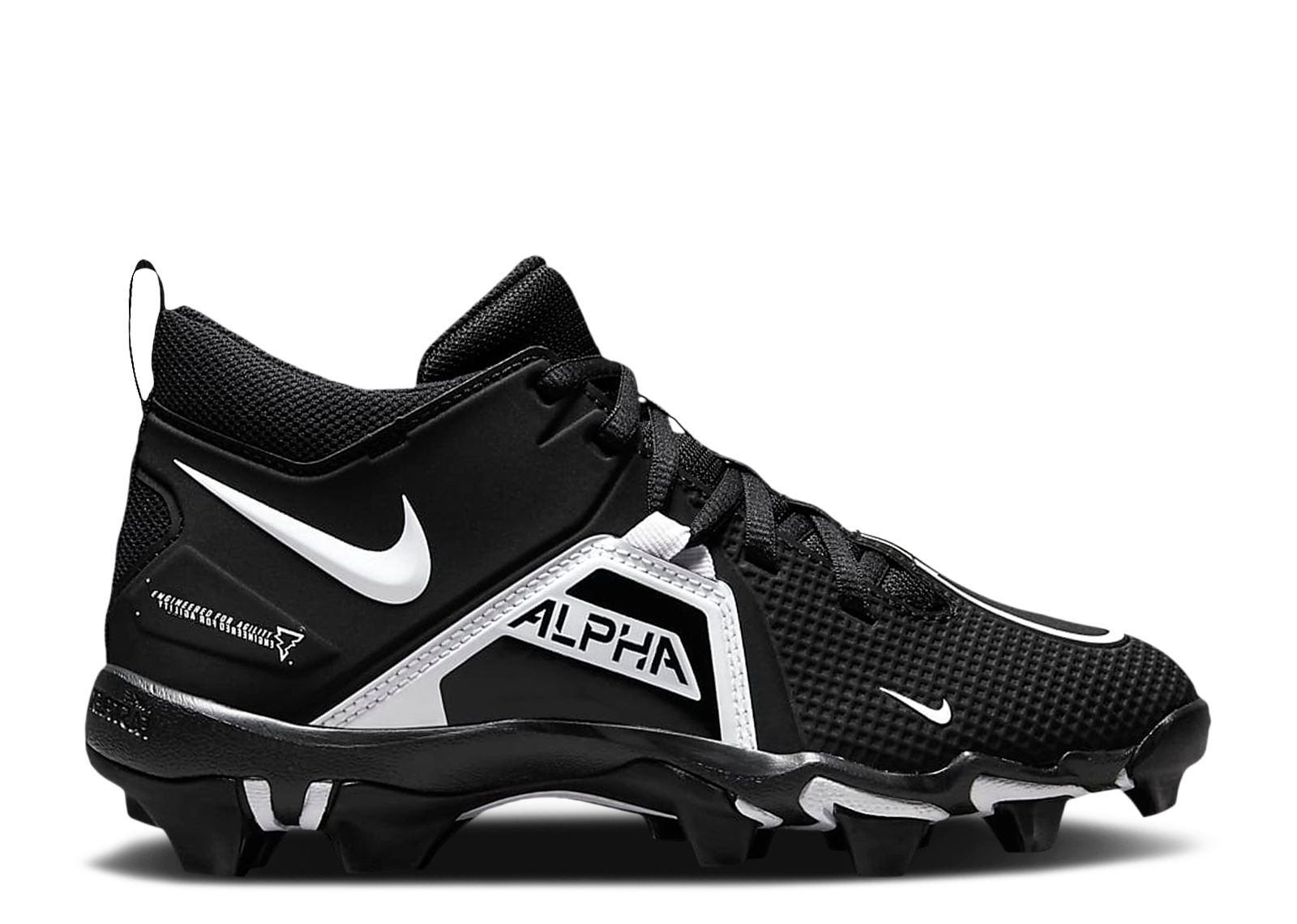 (Grade School) Nike Alpha Menace 3 Shark Wide 'Black White' CV0583-001
