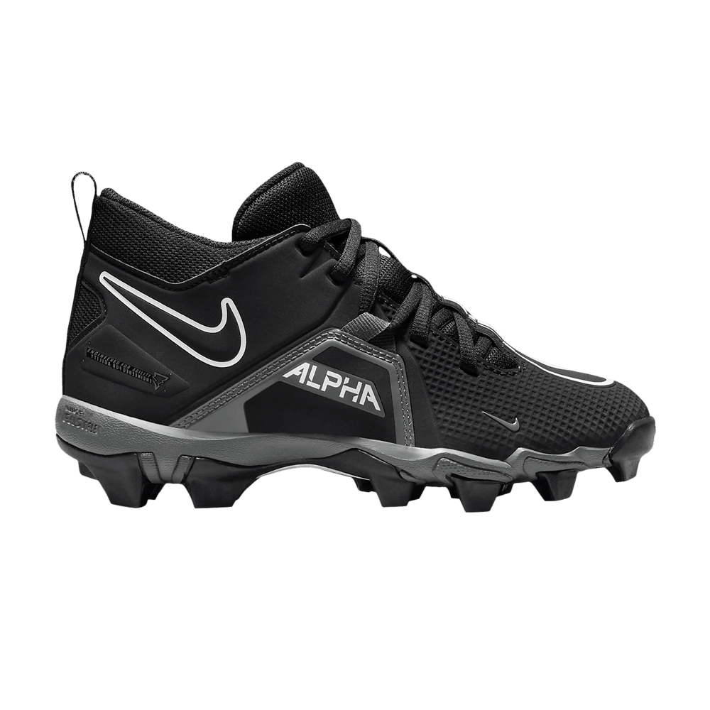 (Grade School) Nike Alpha Menace 3 Shark Wide 'Black Iron Grey' CV0583-010