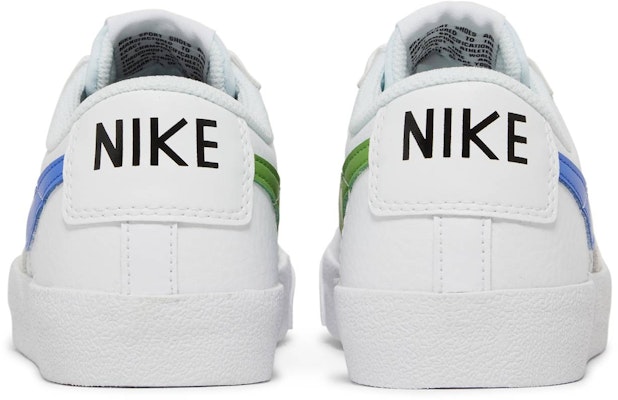 (Kanak-kanak) Nike Blazer Low '77 'Putih Chlorophyll Biru Medium' DA4074-109 Details for (Kanak-kanak) Nike Blazer Low '77 'Putih Chlorophyll Biru Medium' DA4074-109