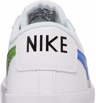 (Kanak-kanak) Nike Blazer Low '77 'Putih Chlorophyll Biru Medium' DA4074-109 Sizing (Kanak-kanak) Nike Blazer Low '77 'Putih Chlorophyll Biru Medium' DA4074-109
