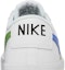Sizing (Kanak-kanak) Nike Blazer Low '77 'Putih Chlorophyll Biru Medium' DA4074-109
