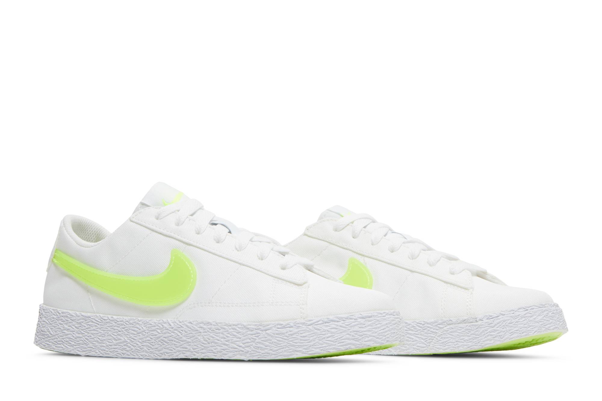 Cheap (Nilai Sekolah) Nike Blazer Low Pop 'Putih Volt' AQ5604-101