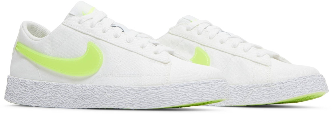 (Nilai Sekolah) Nike Blazer Low Pop 'Putih Volt' AQ5604-101 Cheap (Nilai Sekolah) Nike Blazer Low Pop 'Putih Volt' AQ5604-101