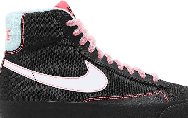 (Grade School) Nike Blazer Mid '77 'Black Atomic Pink' DD7710-001 Order (Grade School) Nike Blazer Mid '77 'Black Atomic Pink' DD7710-001