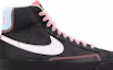 Order (Sekolah Rendah) Nike Blazer Mid '77 'Hitam Atomic Pink' DD7710-001
