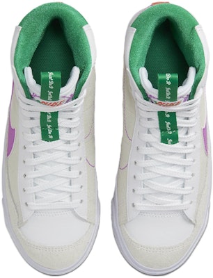 (小学) 耐克 Blazer Mid '77 '舞动 - 白色紫红绿' DQ6084-101 Shop (小学) 耐克 Blazer Mid '77 '舞动 - 白色紫红绿' DQ6084-101