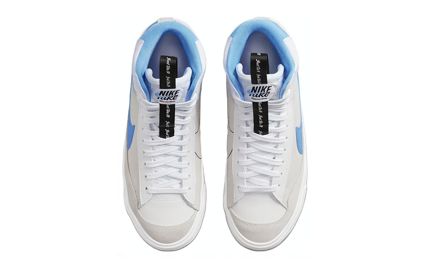 Shop (Zapatillas Infantiles) Nike Blazer Mid '77 SE 'Dance - Blanco Azul Universitario' DH8640-104