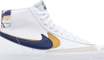 Nike Blazer Mid '77 SE GS 'Double Swoosh Putih Emas Biru Void' DD1847-102 Order Nike Blazer Mid '77 SE GS 'Double Swoosh Putih Emas Biru Void' DD1847-102