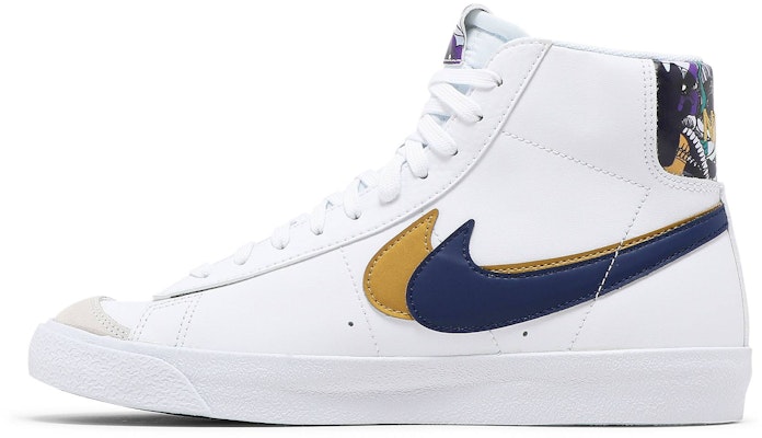 (Grade School) Nike Blazer Mid '77 SE 'Double Swoosh - White Gold Blue Void' DD1847-102 Lookbook (Grade School) Nike Blazer Mid '77 SE 'Double Swoosh - White Gold Blue Void' DD1847-102