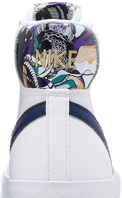 (Grade School) Nike Blazer Mid '77 SE 'Double Swoosh - White Gold Blue Void' DD1847-102 Sizing (Grade School) Nike Blazer Mid '77 SE 'Double Swoosh - White Gold Blue Void' DD1847-102