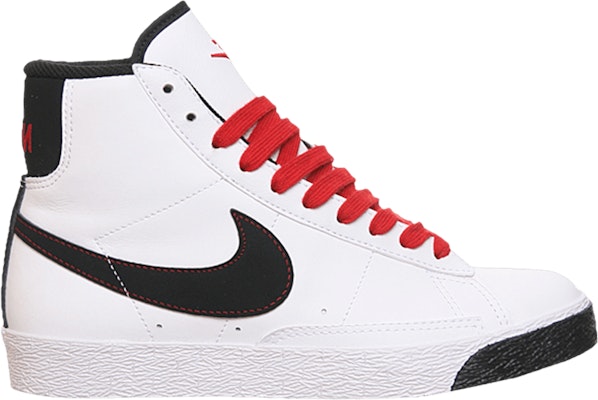 (Sekolah Rendah) Nike Blazer Pertengahan 'Putih Hitam Merah' 318705-104 Buy (Sekolah Rendah) Nike Blazer Pertengahan 'Putih Hitam Merah' 318705-104