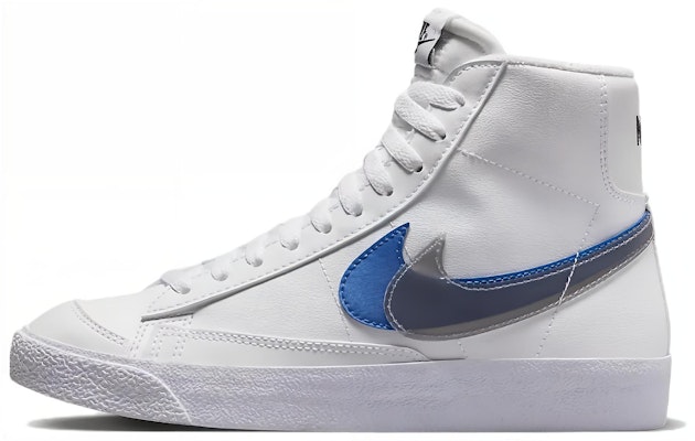 (大童款) 耐克 Blazer Mid Next Nature '双钩 - 白色超皇家蓝' FD0690-100 Buy (大童款) 耐克 Blazer Mid Next Nature '双钩 - 白色超皇家蓝' FD0690-100