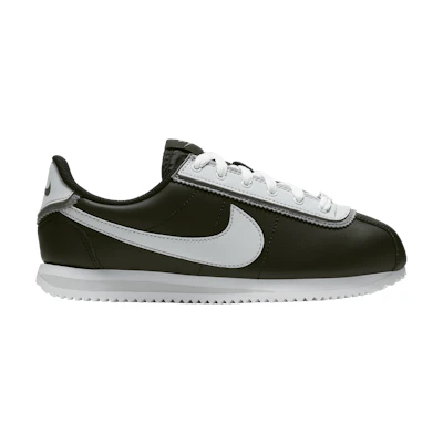 (GS) Nike Cortez Basic Leather Double 'Black Pure Platinum'
