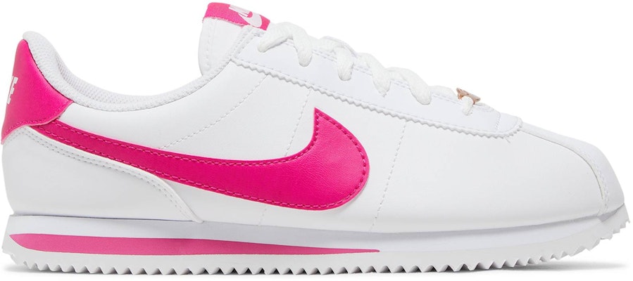 (Grade School) Nike Cortez Basic SL 'White Pink Prime' 904764-109 Buy (Grade School) Nike Cortez Basic SL 'White Pink Prime' 904764-109