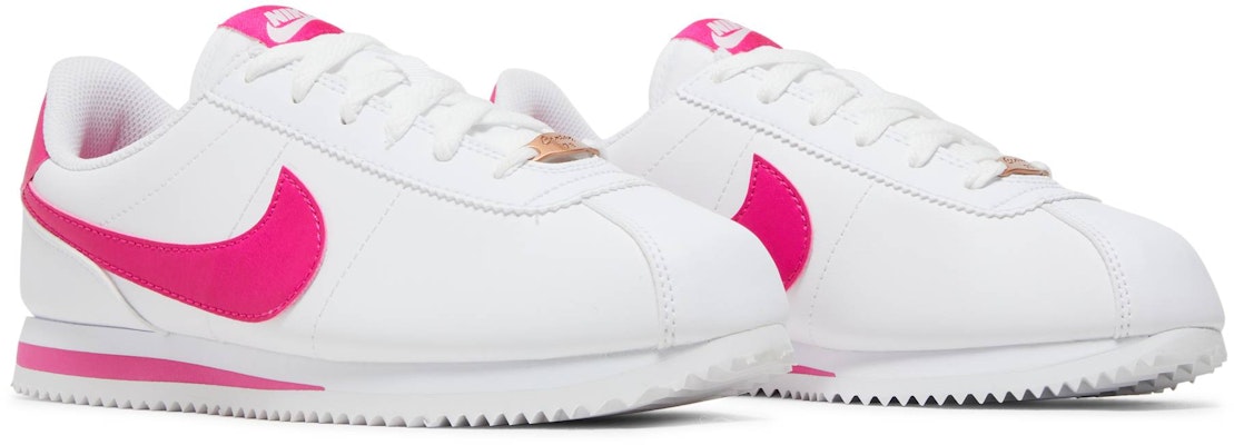 (Grade School) Nike Cortez Basic SL 'White Pink Prime' 904764-109 Cheap (Grade School) Nike Cortez Basic SL 'White Pink Prime' 904764-109