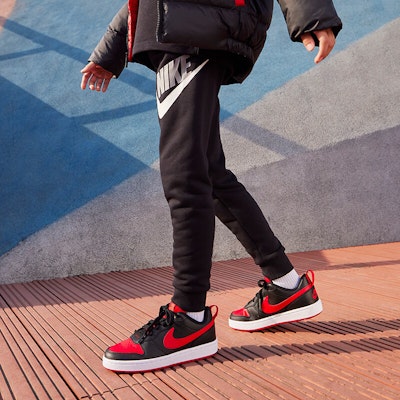 (Grade School) Nike Court Borough Low 2 'Bred' BQ5448-007 Lookbook (Grade School) Nike Court Borough Low 2 'Bred' BQ5448-007