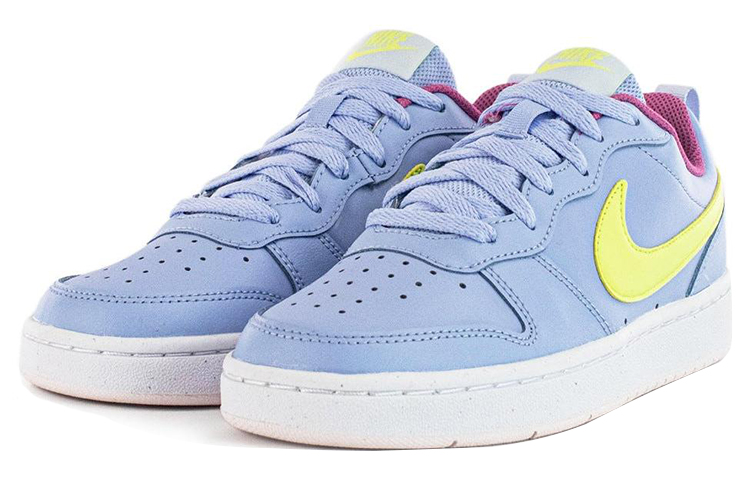Lookbook (小学) 耐克 Court Borough Low 2 '钴蓝浅柠檬' BQ5448-405