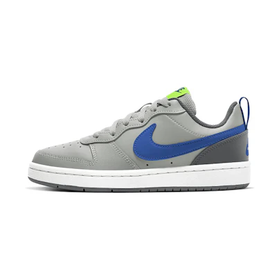 (GS) Nike Court Borough Low 2 'Grey Fog Game Royal'
