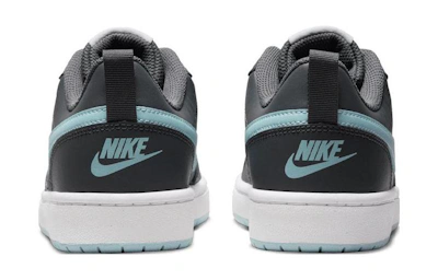 (Grade School) Nike Court Borough Low 2 'Iron Grey Ocean Bliss' BQ5448-018