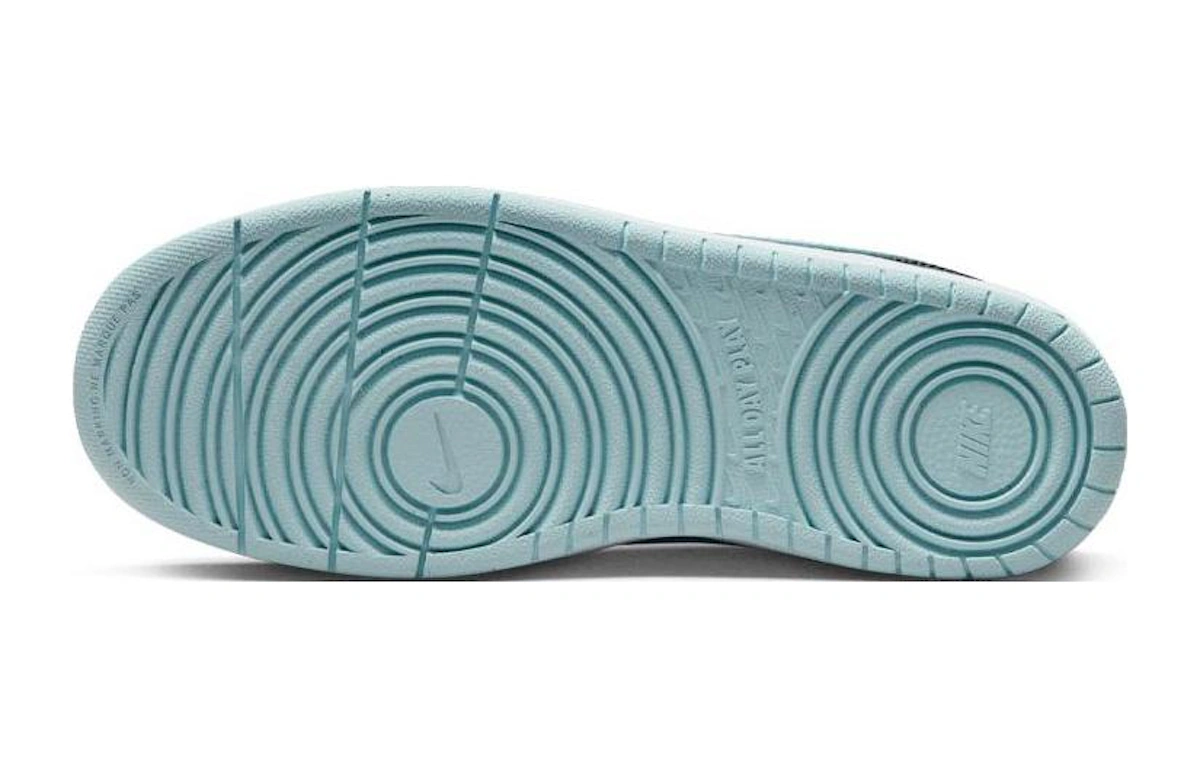 (Grade School) Nike Court Borough Low 2 'Iron Grey Ocean Bliss' BQ5448-018