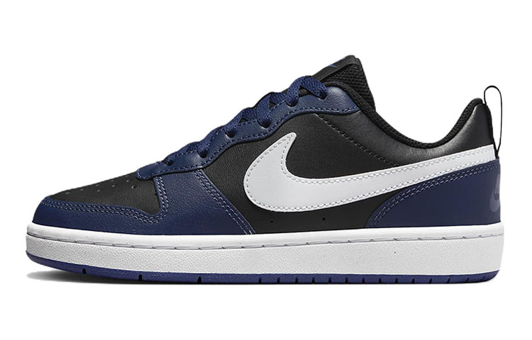 Buy (Nilai Sekolah) Nike Court Borough Low 2 'Midnight Navy Black' - Hitam Biru Tengah Malam BQ5448-404