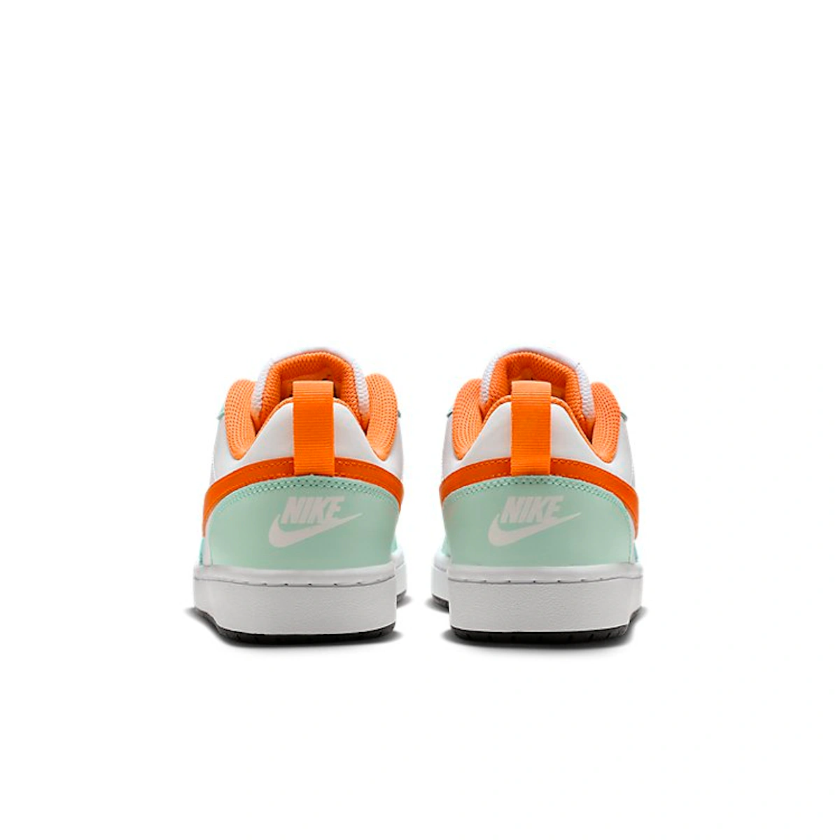 (Grade School) Nike Court Borough Low 2 'Mint Foam Safety Orange' FN3687-181