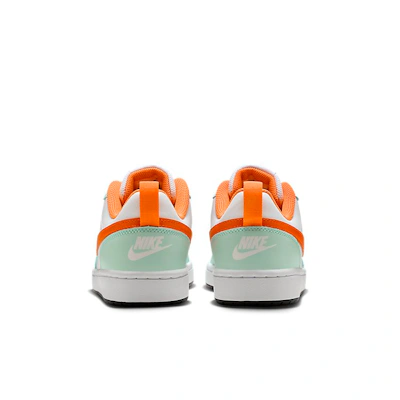 (Grade School) Nike Court Borough Low 2 'Mint Foam Safety Orange' FN3687-181