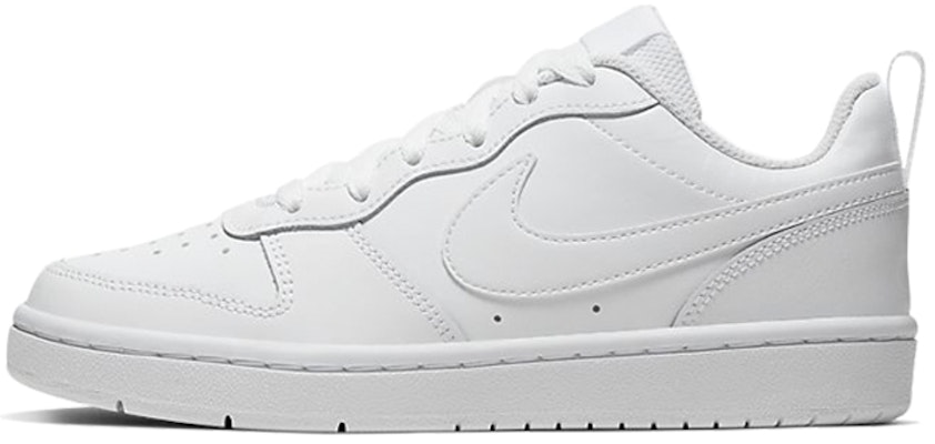 (Grade School) Nike Court Borough Low 2 'Triple White' BQ5448-100 Buy (Grade School) Nike Court Borough Low 2 'Triple White' BQ5448-100