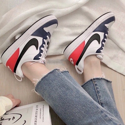 GS ナイキ コート バーロウ LOW 2 "USA" DO7446-101 Sizing GS ナイキ コート バーロウ LOW 2 "USA" DO7446-101