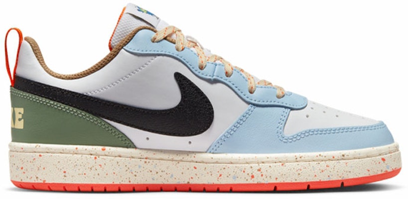 (Grade School) Nike Court Borough Low 2 'White Alabaster Speckled' DX6052-101 Purchase (Grade School) Nike Court Borough Low 2 'White Alabaster Speckled' DX6052-101