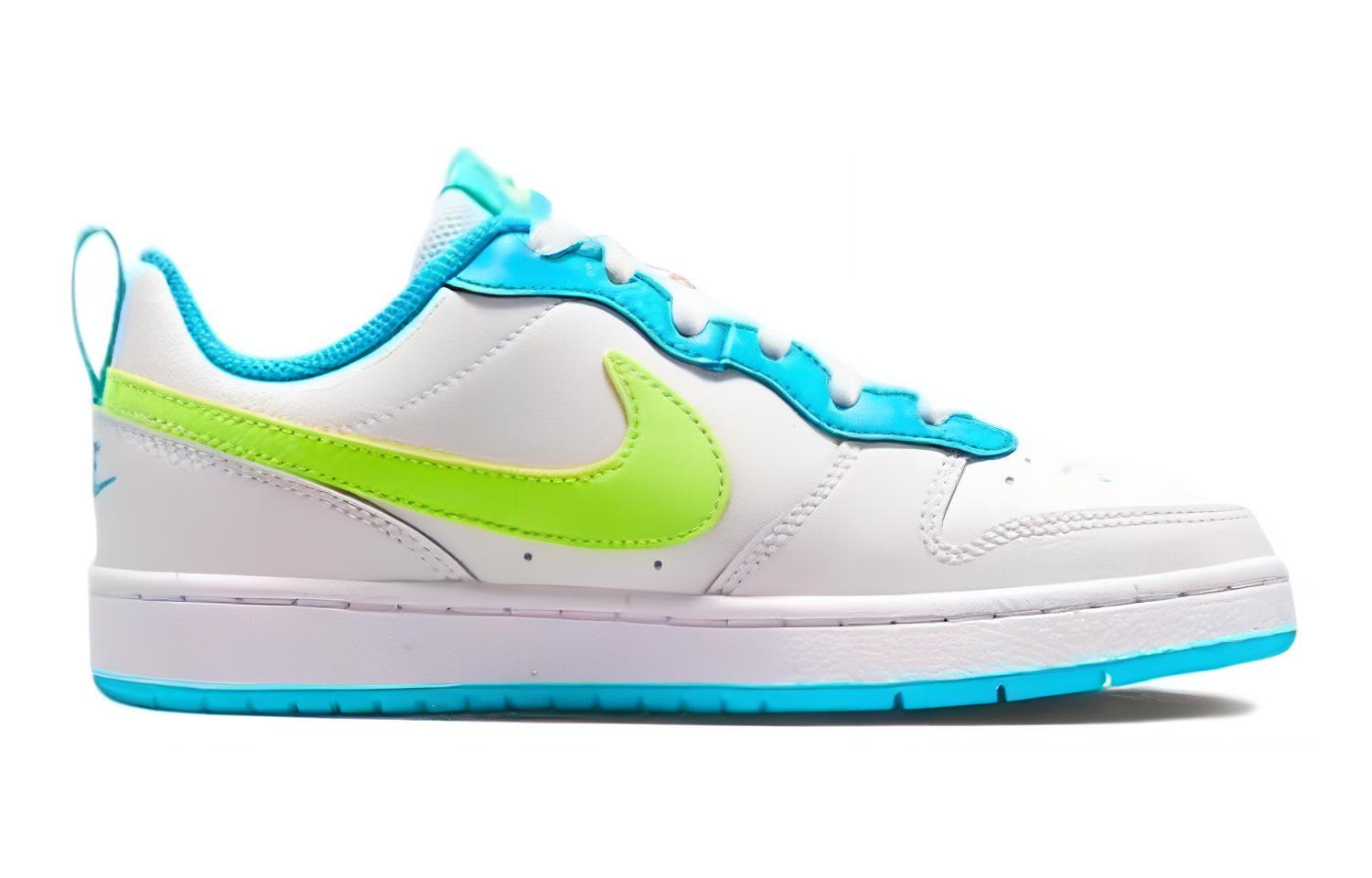 Details for 나이키 코트 버로우 로우 2 '화이트 블루 볼트' (초등학생) BQ5448-122