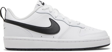 (Grade School) Nike Court Borough Low 2 'White Black' BQ5448-104 (Grade School) Nike Court Borough Low 2 'White Black' BQ5448-104