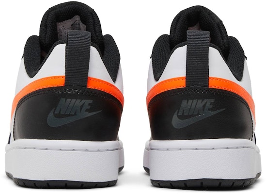 (SD) Nike Court Borough Low 2 'Putih Hitam Oranye' BQ5448-115 Details for (SD) Nike Court Borough Low 2 'Putih Hitam Oranye' BQ5448-115
