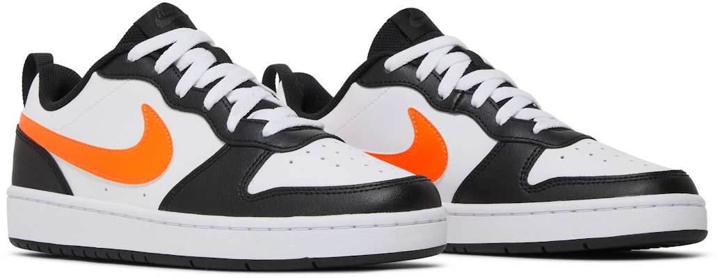 (SD) Nike Court Borough Low 2 'Putih Hitam Oranye' BQ5448-115 Cheap (SD) Nike Court Borough Low 2 'Putih Hitam Oranye' BQ5448-115