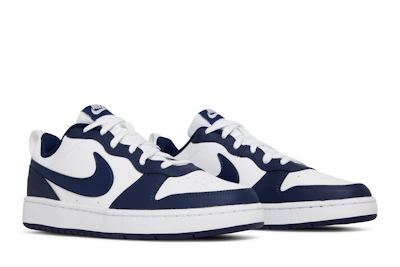 (Grade School) Nike Court Borough Low 2 'White Blue Void' BQ5448-107