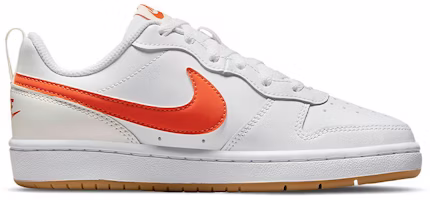 GS ナイキ コート バーロウ LOW 2 "白オレンジ" BQ5448-114 Order GS ナイキ コート バーロウ LOW 2 "白オレンジ" BQ5448-114