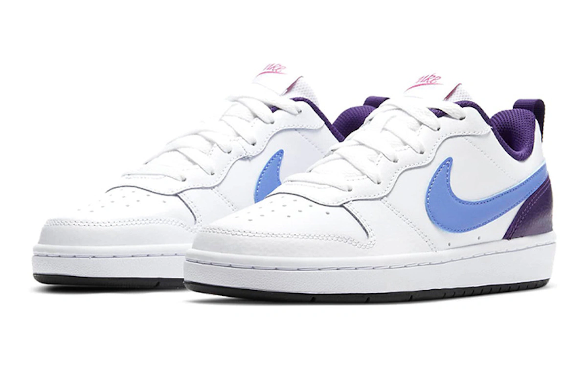 (Grade School) Nike Court Borough Low 2 'White Royal Pulse' BQ5448-106
