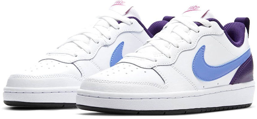 (Grade School) Nike Court Borough Low 2 'White Royal Pulse' BQ5448-106 Lookbook (Grade School) Nike Court Borough Low 2 'White Royal Pulse' BQ5448-106