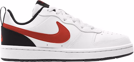 (Grade School) Nike Court Borough Low 2 'White University Red' BQ5448-110 (Grade School) Nike Court Borough Low 2 'White University Red' BQ5448-110