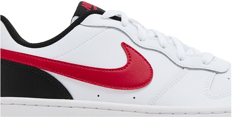 (Para Niños) Nike Court Borough Low 2 'Blanco y Rojo Universitario' BQ5448-110 Order (Para Niños) Nike Court Borough Low 2 'Blanco y Rojo Universitario' BQ5448-110