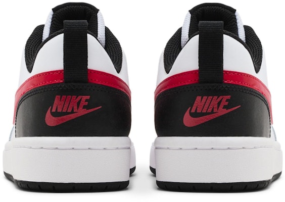 (Para Niños) Nike Court Borough Low 2 'Blanco y Rojo Universitario' BQ5448-110 Details for (Para Niños) Nike Court Borough Low 2 'Blanco y Rojo Universitario' BQ5448-110