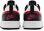 Details for (Sekolah Rendah) Nike Court Borough Low 2 'Putih University Merah' BQ5448-110