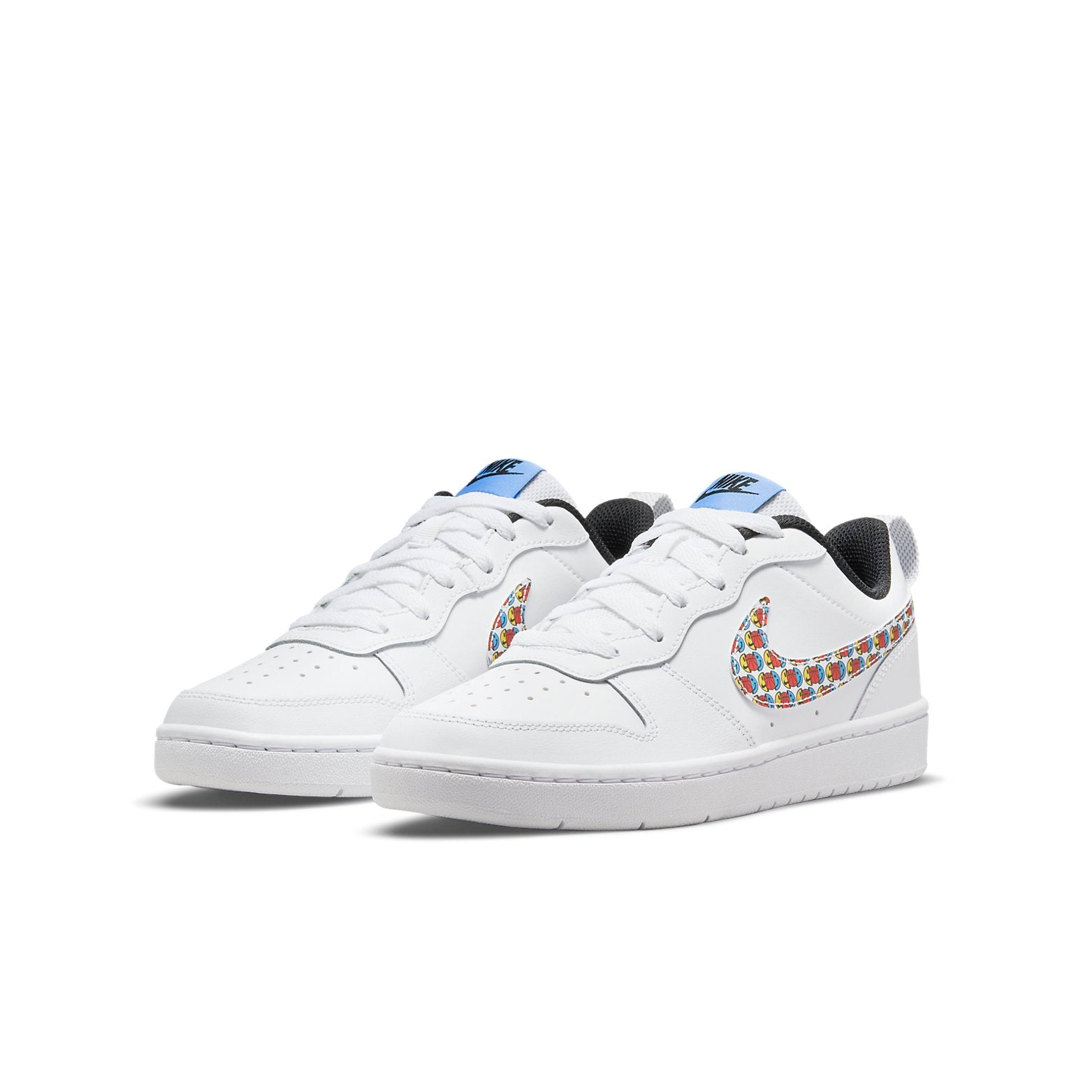 Lookbook (Kanak-Kanak) Nike Court Borough Low 2 SE 'Happy Hoops' DM8096-100