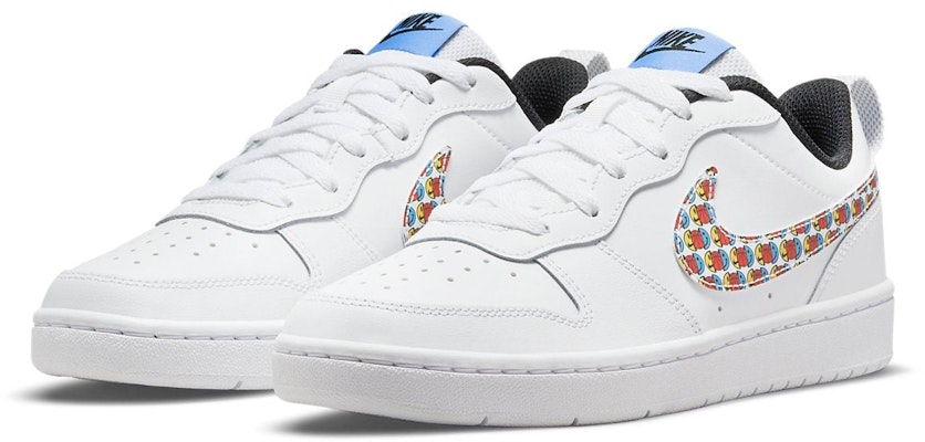 (Kanak-Kanak) Nike Court Borough Low 2 SE 'Happy Hoops' DM8096-100 Lookbook (Kanak-Kanak) Nike Court Borough Low 2 SE 'Happy Hoops' DM8096-100