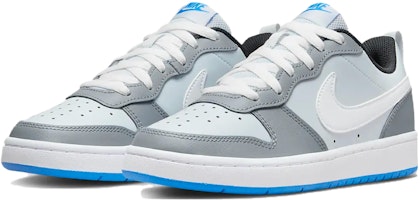 GS ナイキ コート バーロウ LOW 2 SE "プラチナ/フォトブルー" BQ5448-019 Shop GS ナイキ コート バーロウ LOW 2 SE "プラチナ/フォトブルー" BQ5448-019