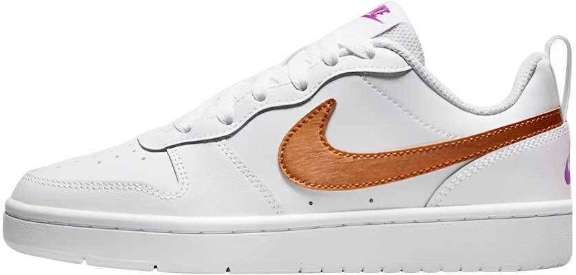 (Grade School) Nike Court Borough Low 2 SE 'White Metallic Copper' DQ5979-100 Buy (Grade School) Nike Court Borough Low 2 SE 'White Metallic Copper' DQ5979-100
