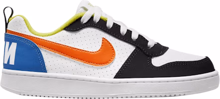 (Grade School) Nike Court Borough Low 'Black Orange Blue' DV9113-181 (Grade School) Nike Court Borough Low 'Black Orange Blue' DV9113-181